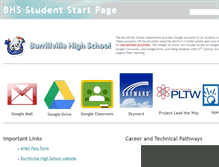 Tablet Screenshot of bhs-students.bsd-ri.net